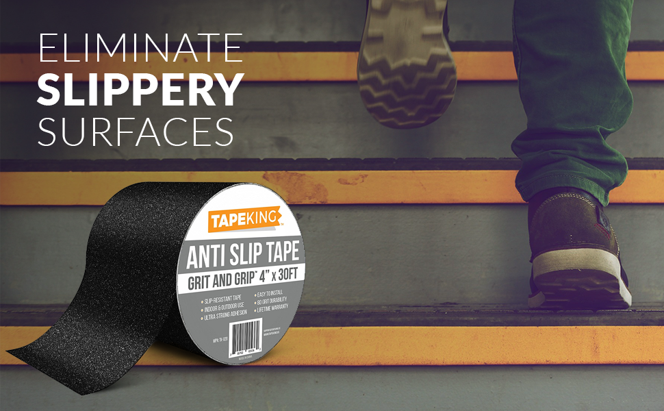 Tape King AntiSlip Tape Traction for Stairs, Steps, Ramps, Treads