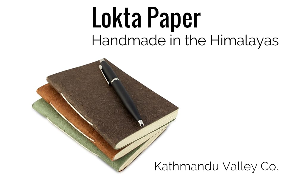 Nepali Companion Pocket Notebook with Handmade Paper and VegetableDyed