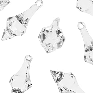 Crystal Chandelier Prisms Pendants Balls, chain Suncatchers Crystal Garland Beads, raindrop gems