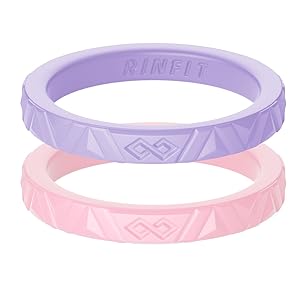 Amazon.com : Stackable Silicone Rings Thin rubber Wedding Bands for Women 6 rings set Gift Amazon.com : Stackable Silicone Rings Thin rubber Wedding Bands for Women 6 rings set Gift