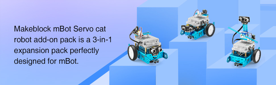 Amazon.com: Makeblock Servo Pack Robot Add-on Pack Designed for mBot, 3 ...