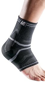 LP Support X-Tremus 110 XT Men Ankle Support Ankle Brace, Black Compression Technology