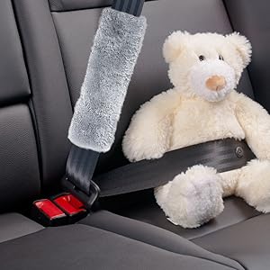 Soft and plushy on seat belt
