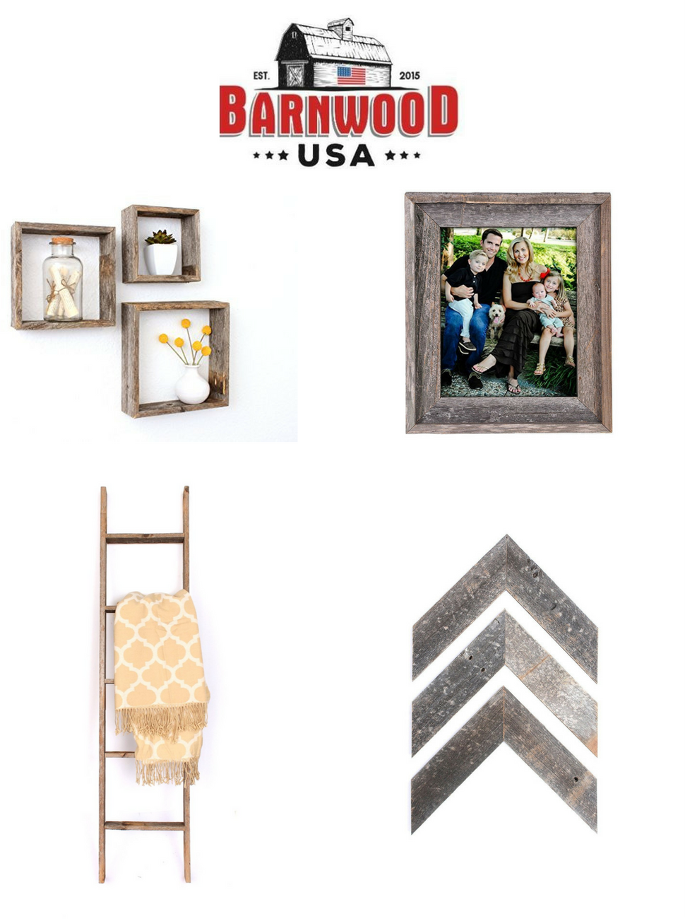 BarnwoodUSA Rustic Farmhouse Blanket Ladder Our 5 ft Ladder can be