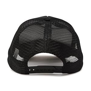 DALIX Solid Blank Trucker Hats Caps 2 Pack in Black at