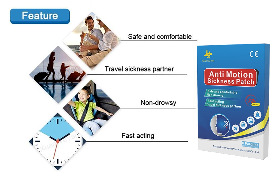 Motion Sickness Patch,Seasick Patches for Cruise Works to