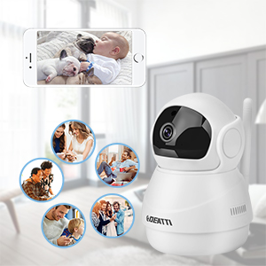 Amazon.com : 360 Wireless Security Camera 1080P For Home
