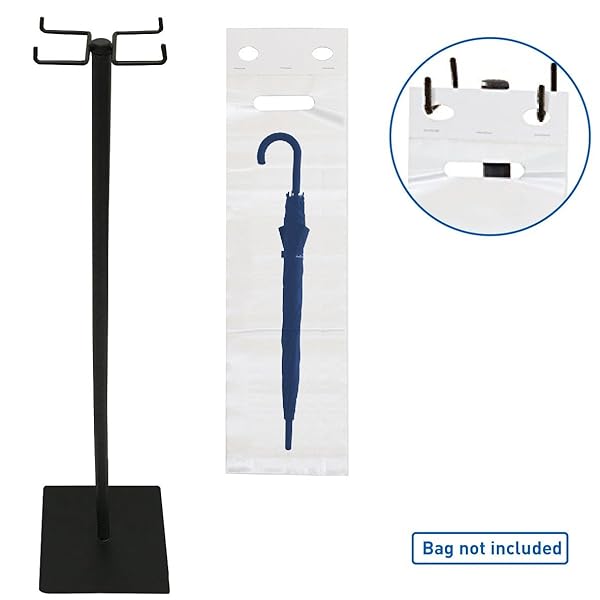 EasyGo Wet Umbrella Bag Stand Metal Umbrella Bag Holder 40
