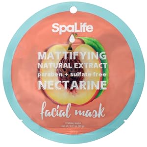 mattifying nectarine sheet mask