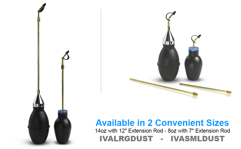 Ivation Bulb Duster Sprayer Handheld, 7" Extendable