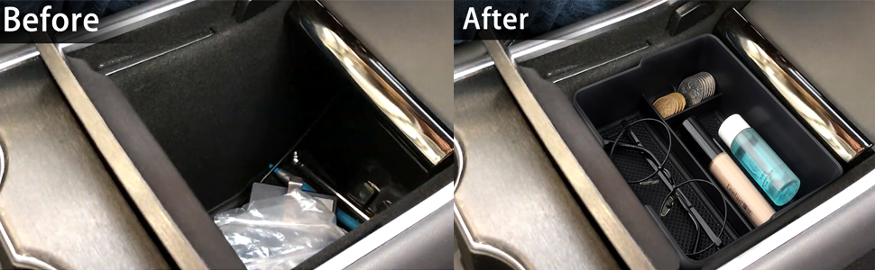 tesla model 3 center console organizer