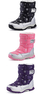 Boy's Girl's Outdoor Waterproof Snow Boots