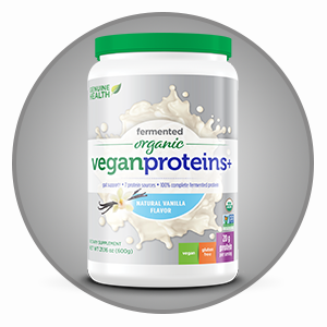 genuine health vanilla protein powder vegan vegetarian meal snack smoothies vanilla