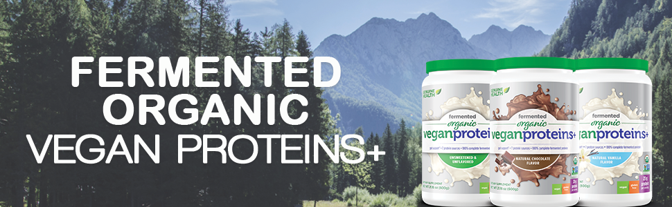 genuine health fermented protein organic vegan digestive health energy smoothie chocolate vanilla