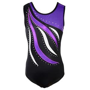 トップス POPPY Heart button leotard Amazon.com: Happy Cherry Girls Dance Leotard Sleeveless