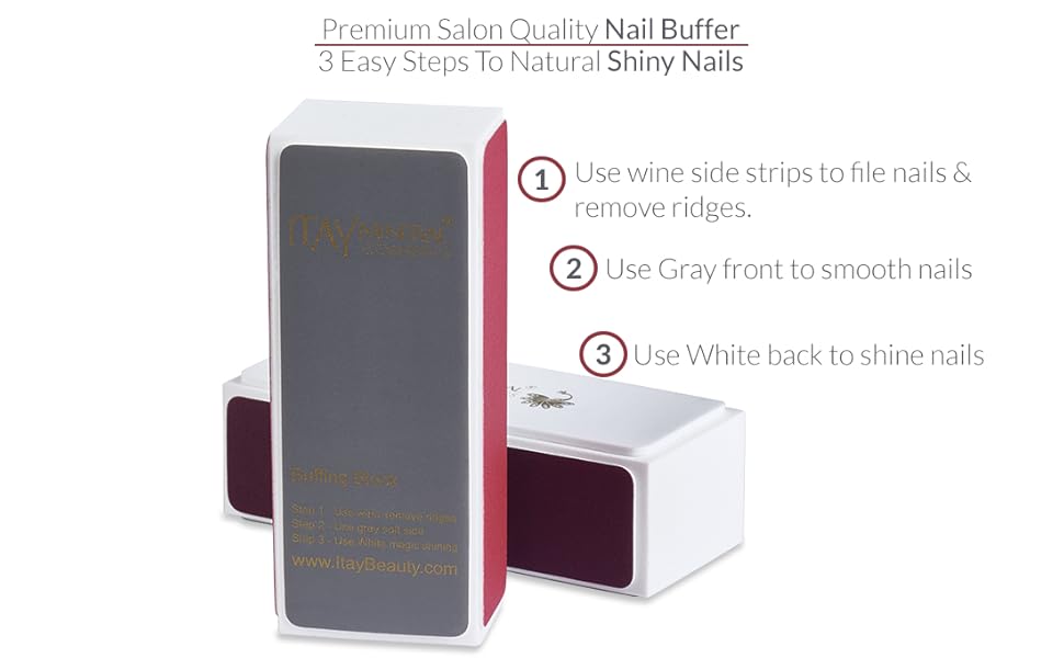 4 Way Nail Buffer Block Mini Manicure Set Itay Mineral
