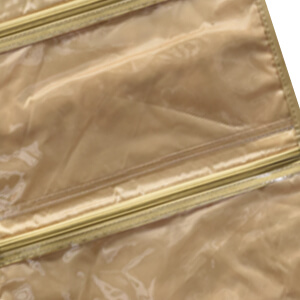 makeup bag cosmetic storage organizer clear pockets quality material transparent visible