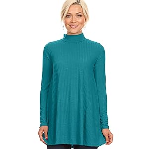 Ladies turtleneck tunics Clearance