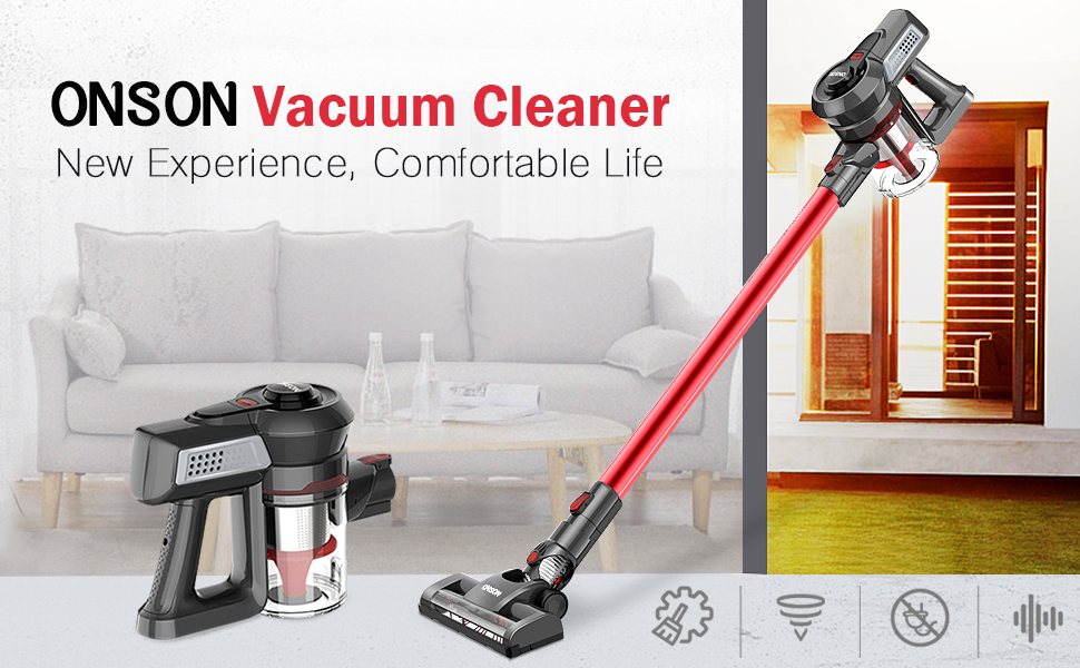 ONSON D18E 12000Pa Cordless Handheld Stick Vacuum Cleaner Home 95 NEW