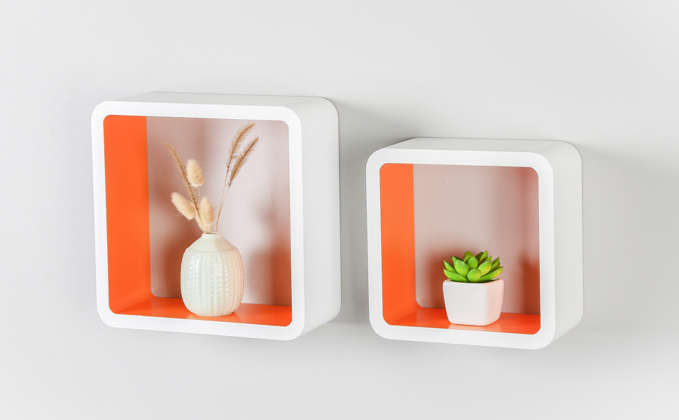 cube floating shelves