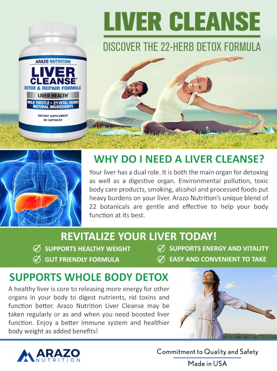 Arazo Nutrition Liver Cleanse Side Effects Runners High Nutrition