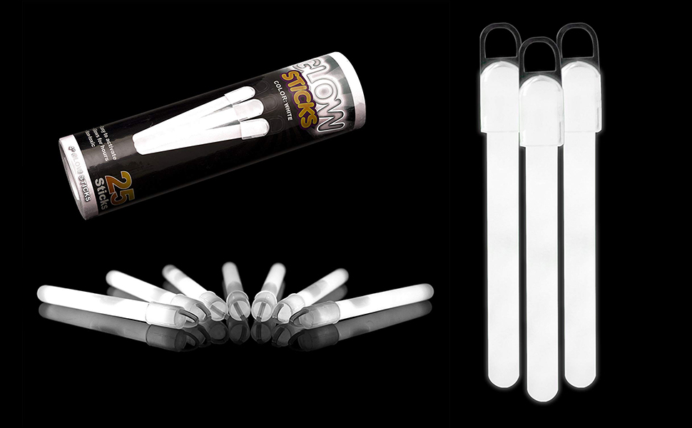 Fun Central 25 Pack 4 Inch Glow Sticks in Bulk Glow in