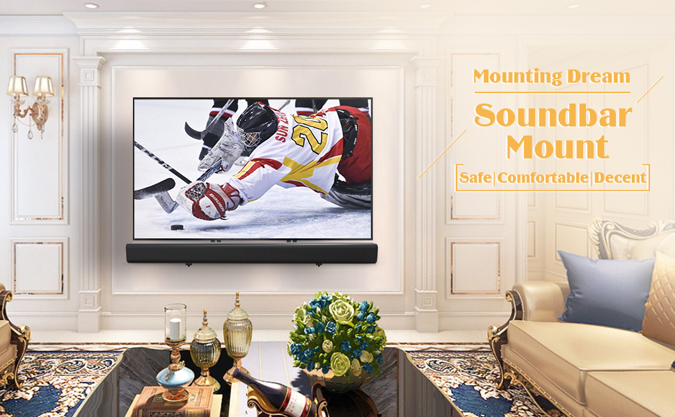 Amazon Com Mounting Dream Universal Soundbar Mount For Sonos Beam