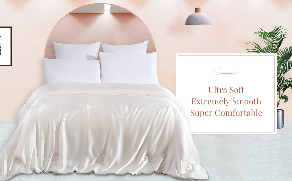LilySilk Silk Duvet Silk Comforter with Silk Shell Cal.King 110x96, Luxury, Filling