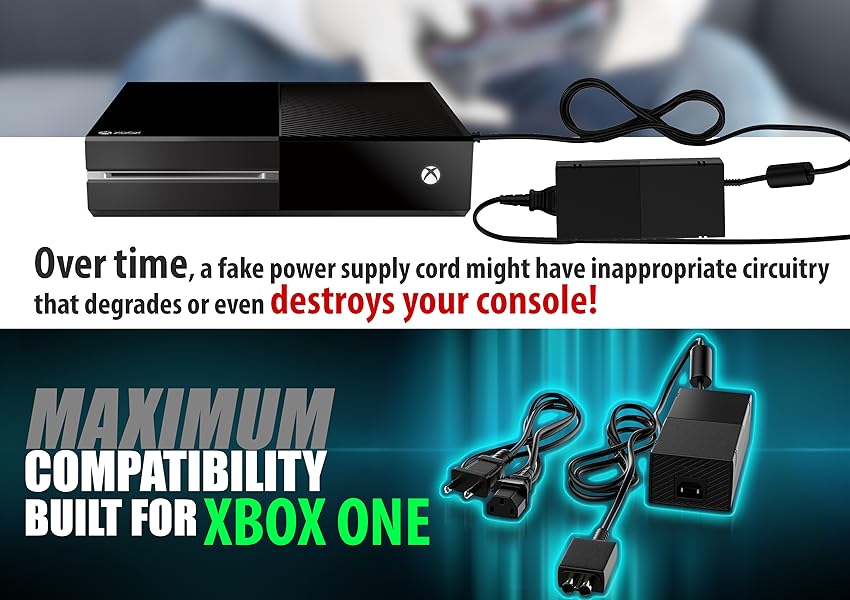 Ortz Xbox One Power Supply [ENHANCED QUIET VERSION] AC