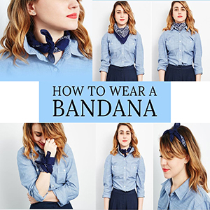 how to wear a bandana