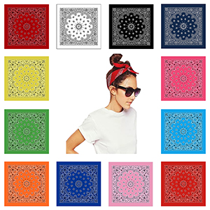 Varieties Color and Style Soft Comfy Bandanas