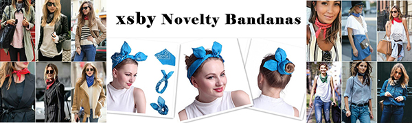 xsby Novelty  Paisley Bandanas