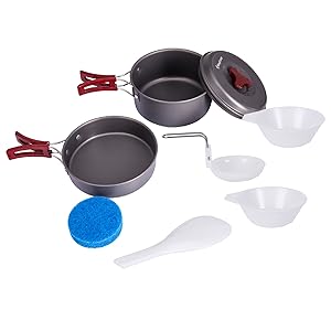 hiking cookware set