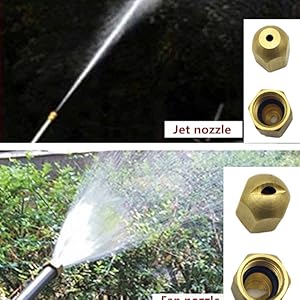 Garden hose power jet