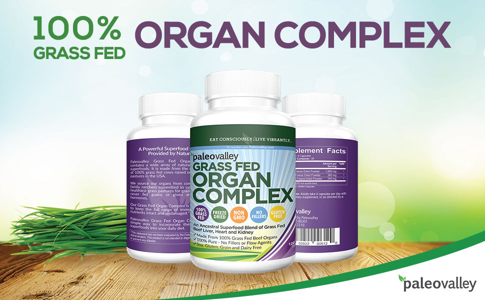 Paleovalley Grass Fed Organ Complex Desiccated Beef