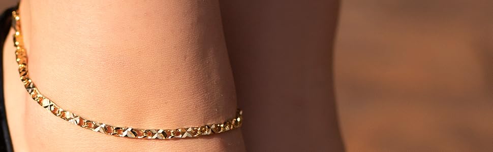 gold anklet