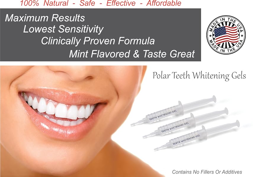 PTW 3 Pack Tooth Whitening Gel 3 Large Syringes +Fine Tip Applicator 36 Carbamide