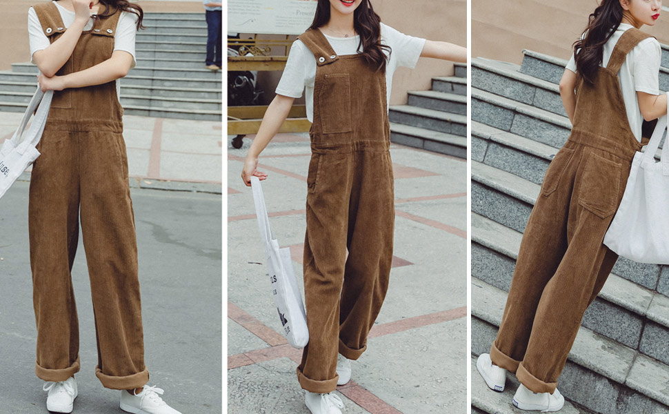 corduroy womens overalls