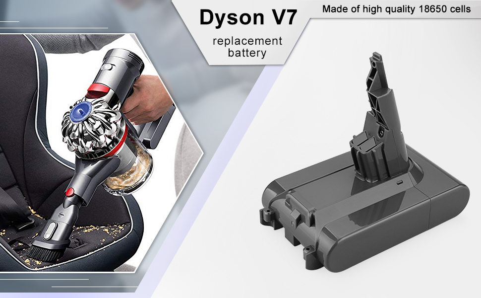 Energup Replacement for Dyson V7 Battery 21.6v