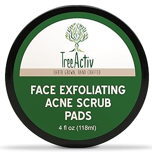 TreeActiv Exfoliating Acne Scrub Pads