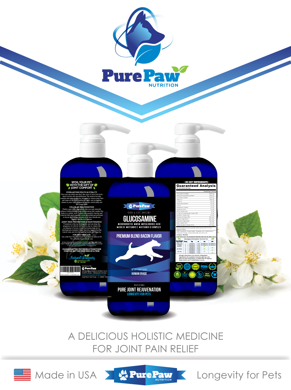 Glucosamine Chondroitin for Dogs and Cats → Premium Hip