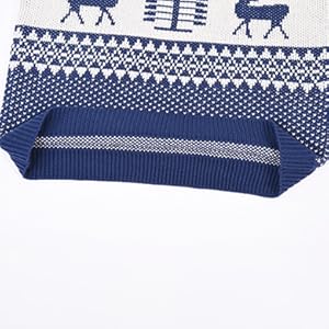 Exlura Unisex Patterns Reindeer Ugly Christmas Sweater Pullover Cardigan