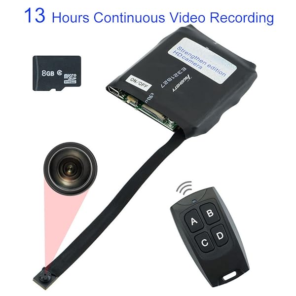 Amazon.com : Toughsty 8GB Mini Spy Shirt Button Camera