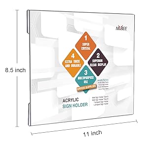 8.5x11 sign holder
