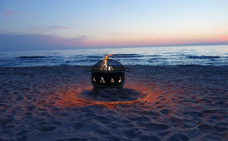 outland living fire pit wood