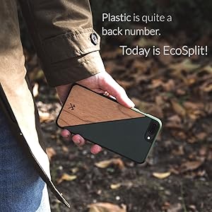 woodcessories evocasse split leather wood premium design fsc nature stone