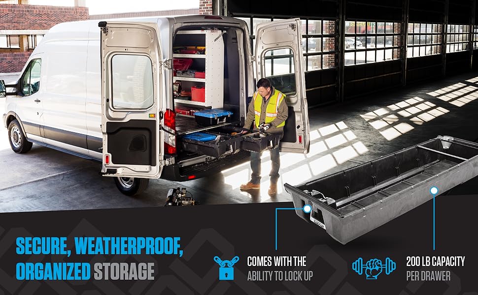 Amazon Com Decked Cargo Van Storage System Compatible With Ram