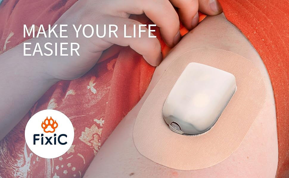 Fixic 25 Pack Adhesive Patches Perfect for Omnipod