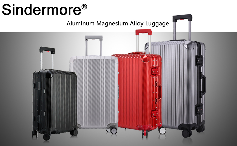 sindermore aluminum luggage