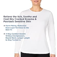 Eczema, Psoriasis & Sensitive Skin Treatment Shirt for Ladies